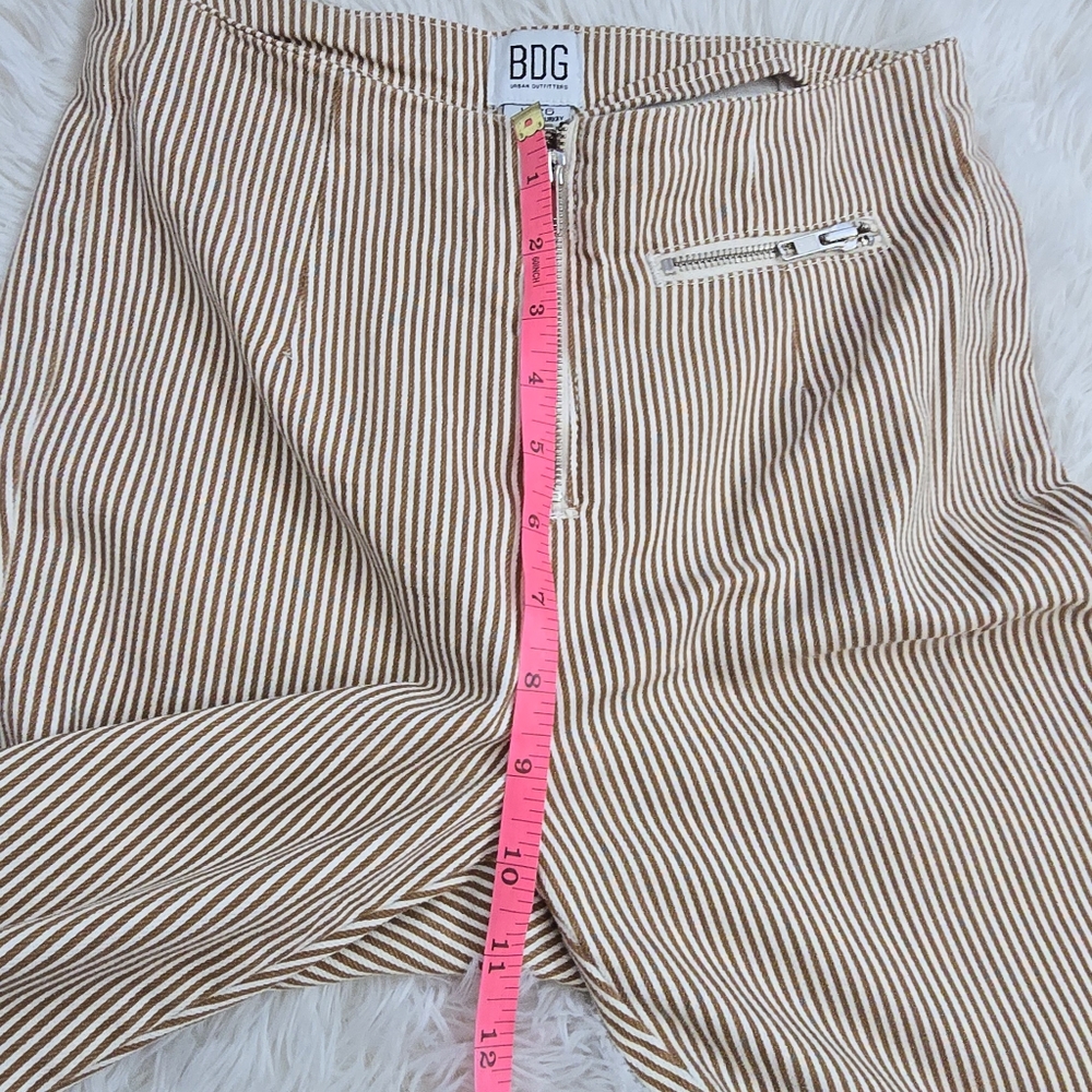 BDG Urban Outfitters Pants Floral Striped High Waistes Flare Bottoms W26 - Picture 12 of 13